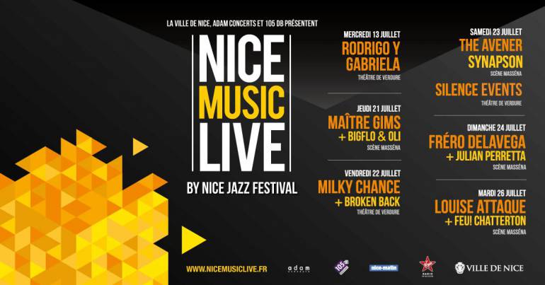 [Annulé]Nice Music Live : l’édition de l’été 2016 | Tourisme local Var ...